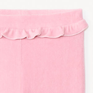 Caleçon volanté en velours côtelé pour bébé fille 