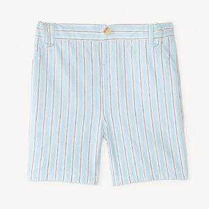 Bermuda rayé en toile pour bébé garçon  