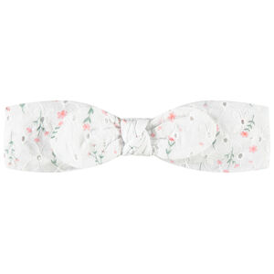 Bandeau en broderie anglaise imprimé fleurs pour bébé fille 