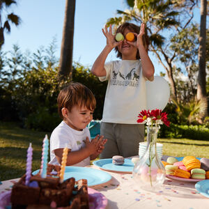 T-shirt manches courtes print fantaisie pour garçon 