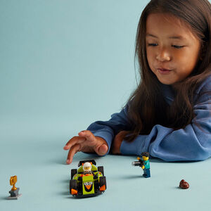 La voiture de course verte LEGO City 