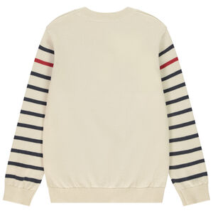 Pull tricot à manches rayées Mickey Disney garçon 