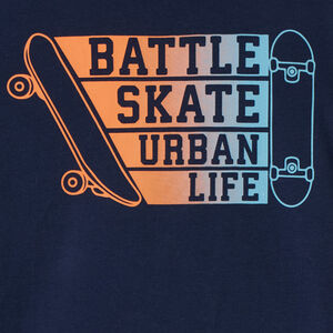 T-shirt manches courtes print fantaisie pour garçon  