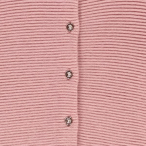 Gilet en tricot fantaisie pailleté pour fille 