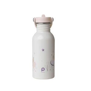Gourde isotherme avec paille 500ml Licorne écru 