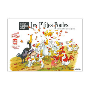 Cahier de dessin animé "Les P'tites Poules" 