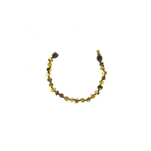 Bracelet d'ambre pour bébé à clip gray 