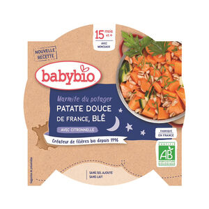 Assiette de potage à la patate douce, blé et citronelle 260g 