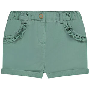 Short à poches volantées pour bébé fille 