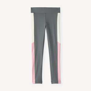 Legging fille effet colorblock 