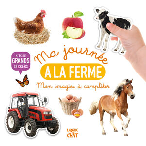 Livre Mon bel imagier à compléter Ma journée à la ferme 