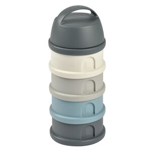 Boîte doseuse 4 compartiments Mineral Grey/Blue 