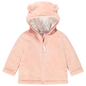 Veste en molleton à capuche pour bébé fille 