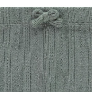 Caleçon côtelé avec noeud pour bébé fille 