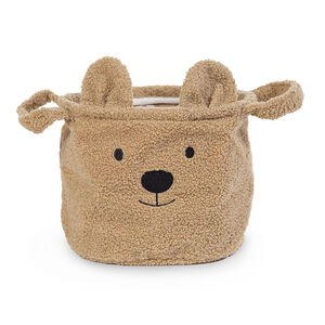 Panier de rangement Teddy 25 x 20 x 20 cm - Beige  