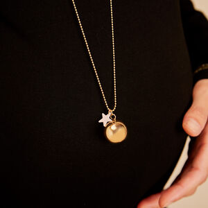 Bola de grossesse doré pendentif étoile 