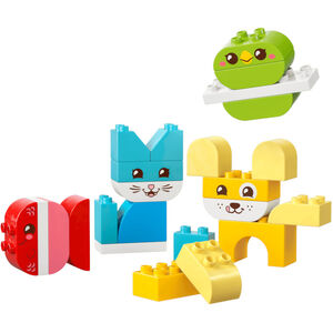 A THEME LEGO DUPLO - LES JOLIS ANIMAUX CRÉATIFS 3-EN-1 -24PCS- 18M+ 