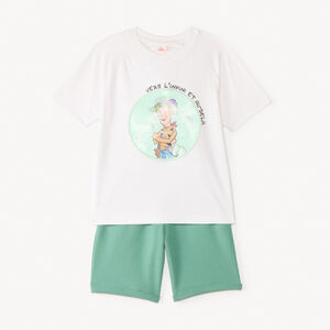 Ensemble 2 pièces t-shirt + short print lenticulaire Toy Story Disney - Pixar pour garçon 
