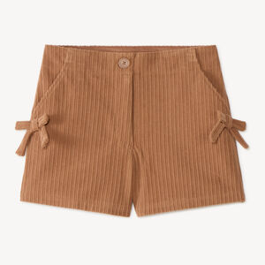 Short en velours côtelé fille 