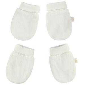 Lot de 2 paires de moufles naissance pour bébé 