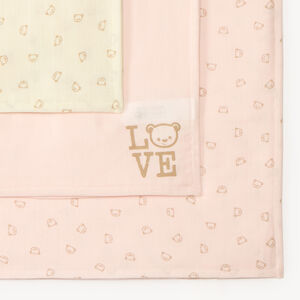 Lot 3 langes motifs ourson pour bébé fille 