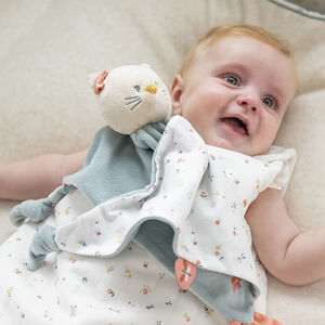 Maxi doudou plat Lana le chat 