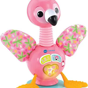 Peluche interactive Flamingo Rigolo  