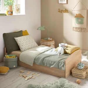 Kit de transformation pour lit Little Big Bed 140 x 70 cm Azur aspect chêne doré 
