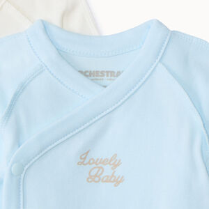 Lot de 5 bodies manches longues fantaisie pour bébé fille prématurée 