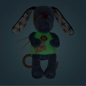 Peluche musicale phosphorescente Jules le Chien 