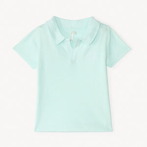 Polo manches courtes en jacquard avec broderie étoile de mer pour bébé garçon 