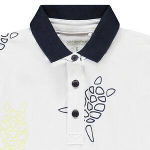 Polo manches courtes imprimé tortue pour garçon  