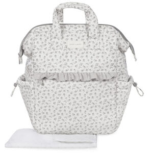 Sac à dos à langer Little Bloom Fleurs Gris 