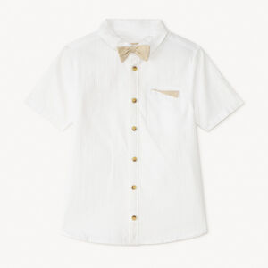 Chemise manches courtes + nœud papillon pour garçon 