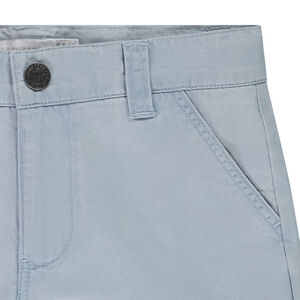 Bermuda uni en toile fantaisie pour garçon 