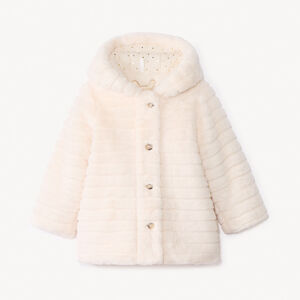 Manteau spécial Grand Froid en fausse fourrure pour bébé fille 