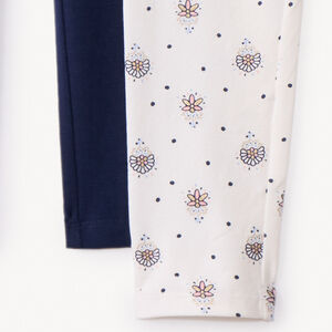 Lot de 2 leggings fantaisie pour fille 