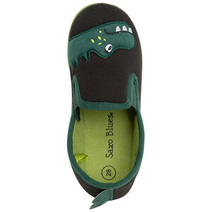 Chaussons bas broderie dinosaure pour enfant garçon 