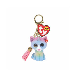 Porte-clé Mini Boo's Clip Heather le chat licorne 