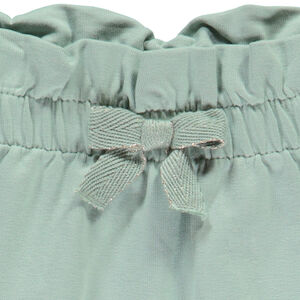 Pantalon de jogging uni avec nœud fantaisie pour bébé fille  