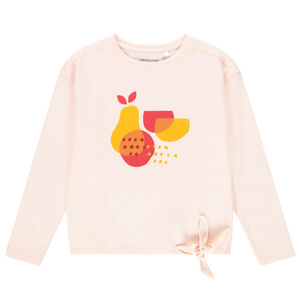 T-shirt manches longues print poires pour enfant fille 