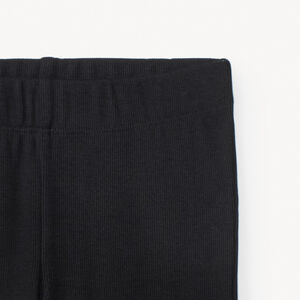 Legging côtelé et évasé finition ondulée pour fille 