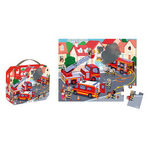 Puzzle 24 pièces Pompiers 