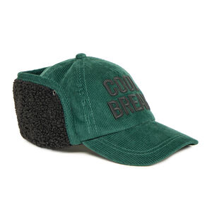 Casquette garçon en velours côtelé doublée sherpa 