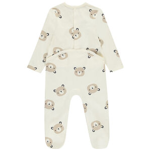 Lot de 2 dors-bien ourson pour bébé avec ouvertures différentes selon l'âge 