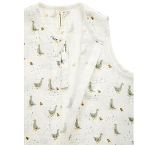 Gigoteuse TOG 0.5 imprimé oies en gaze de coton 