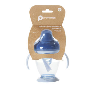 Tasse d'apprentissage à anses 180 ml bleu 