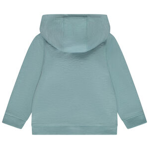 Gilet à capuche en molleton uni pour bébé garçon 
