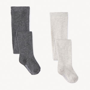Lot de 2 paires de collants épais pour bébé fille 