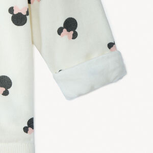 Pull en tricot imprimé Minnie Disney pour bébé fille 